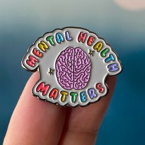 Mental Health Matters Enamel Pin/ Brooch L…